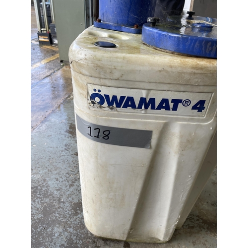 118 - Owamat 4- Oil/water seperator used