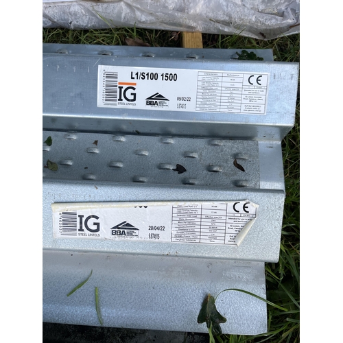 314 - Various lintels- L1/S 100 2 x 1.5m, 1 x 1.2m** Please note this is a trade sale, therefore FULL Vat ... 