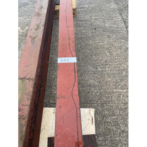 445 - 2 x large I Beams- 310 x 165 x 3.55m** Please note this is a trade sale, therefore FULL Vat is appli... 