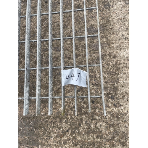 447 - Galvanised Walkway Mesh 580mm x 4.21m 

** Please note this is a trade sale, therefore FULL Vat is a... 