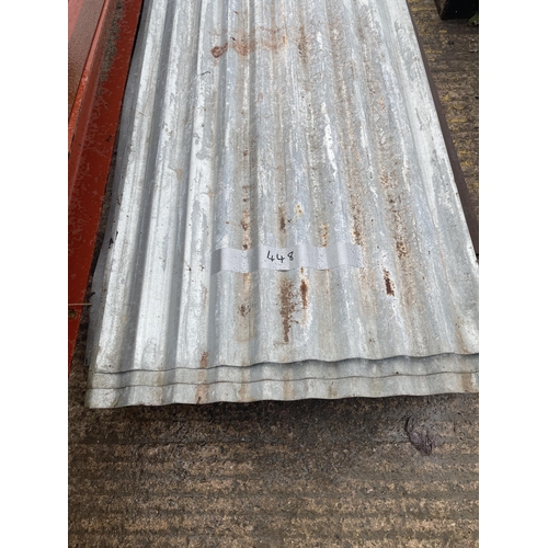 448 - Galvanised Sheeting 3.36 x 690mm