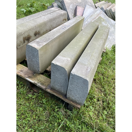 472 - Natural Stone HB2 Kerbs x5 

** Please note this is a trade sale, therefore FULL Vat is applied on S... 