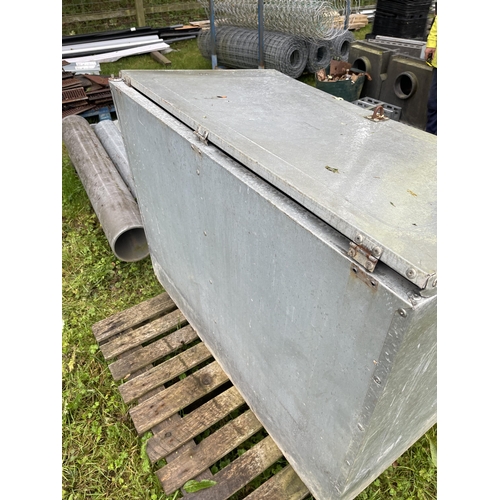 151 - Storage Container- 4ft x 3ft x 2ft- lid requires refixing.