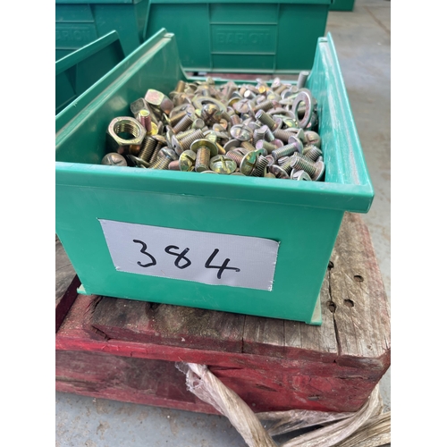 384 - M10 x 20mm phillips head dome headed bolt x 1 box 

** Please note this is a trade sale, therefore F... 