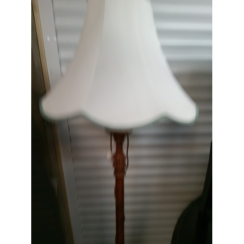 306 - A Wooden Standard Lamp.