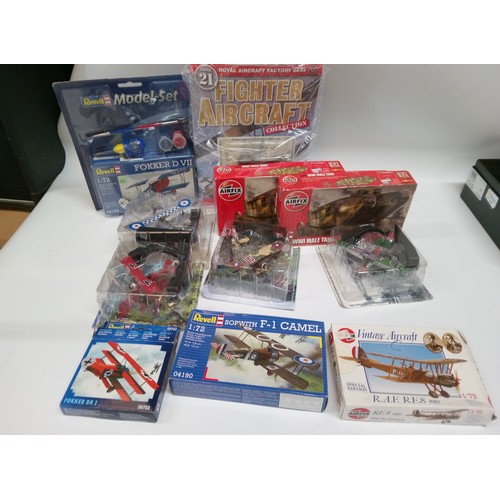 1191 - WWI Airfix Model Kits and Planes.