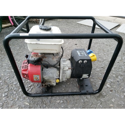 128 - Honda G200 5.5 Generator. Seen running.