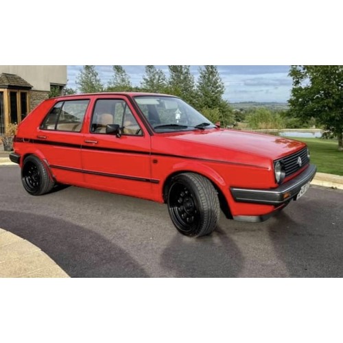 215 - 1985 Volkswagen Golf (Red) Petrol 
Reg No C430 TLP
V5 supplied
MOT until 16 August 2024. 
Body has b... 