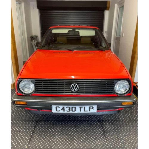 215 - 1985 Volkswagen Golf (Red) Petrol 
Reg No C430 TLP
V5 supplied
MOT until 16 August 2024. 
Body has b... 