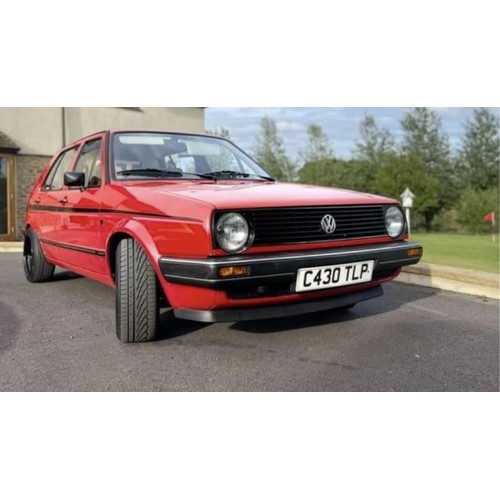 215 - 1985 Volkswagen Golf (Red) Petrol 
Reg No C430 TLP
V5 supplied
MOT until 16 August 2024. 
Body has b... 