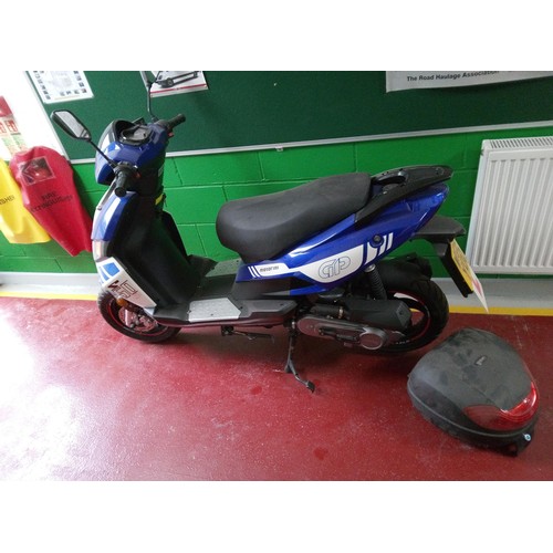 205 - A Motorini S50 GP Moped First Registered December 2017. 5,784 Miles. MOT Expired July 2022. Good Con... 