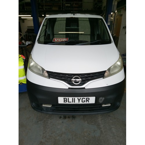 213 - Nissan NV200 1461cc Diesel. 2011 white- injector problems. MOT Expired June 2023. 130,000 Miles Desi... 