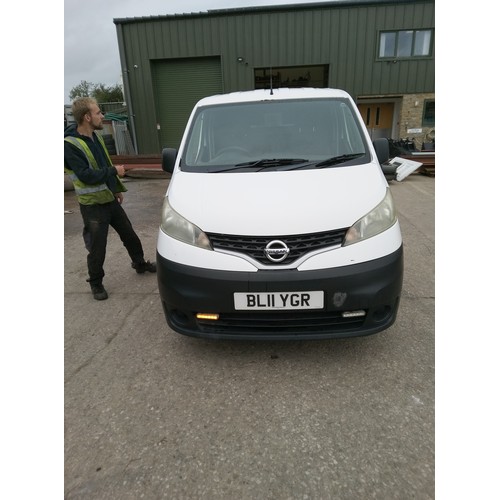 213 - Nissan NV200 1461cc Diesel. 2011 white- injector problems. MOT Expired June 2023. 130,000 Miles Desi... 