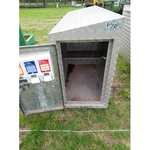 170 - Aluminium Van Storage Locker W1750mm x D550mm x H950mm ( THIS IS FOR 1 LOCKER ONLY) will fit a 3.5 T... 