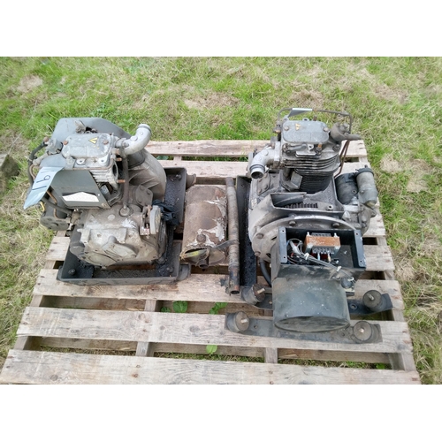 191 - 2x Lister Peta Diesel Engine AD1 - running before being removed