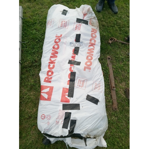 304 - A part bag of rockwall insulation