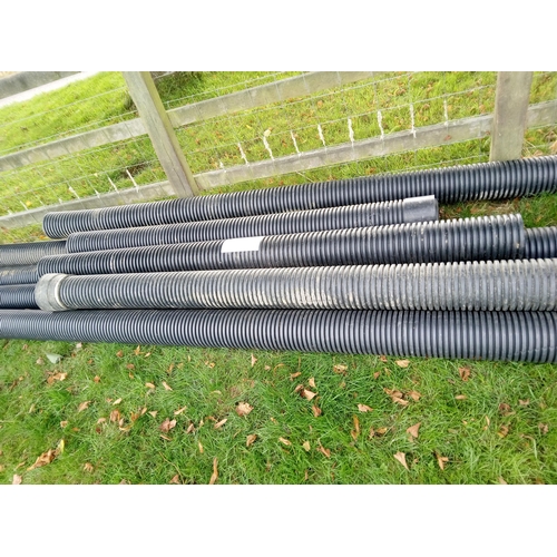 358C - 150mm twin wall pipe 3 x Full Length 6 mtrs, 5 x half length approx 3 mtrs

** Please note this is a... 