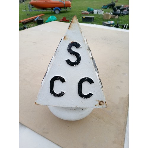 329 - Vintage Somerset County Council Sign Finial Circa 1950's 

** Please note this is a trade sale, ther... 