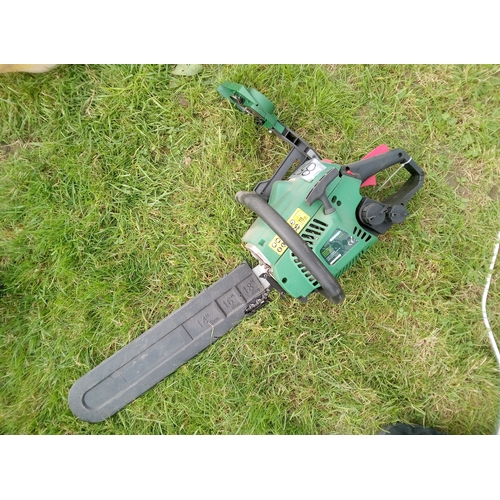 857 - Qualcast Petrol Chainsaw