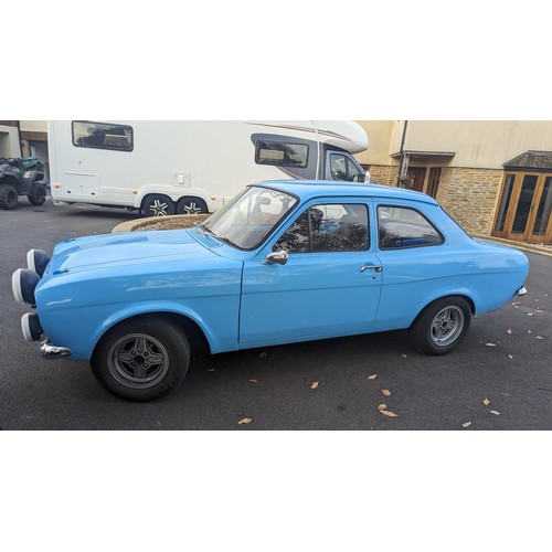 222 - A Fully Restored 1972 Mark 1 Ford Escort with 2 L Pinto Engine in Olympic Blue with Matching Apache ... 