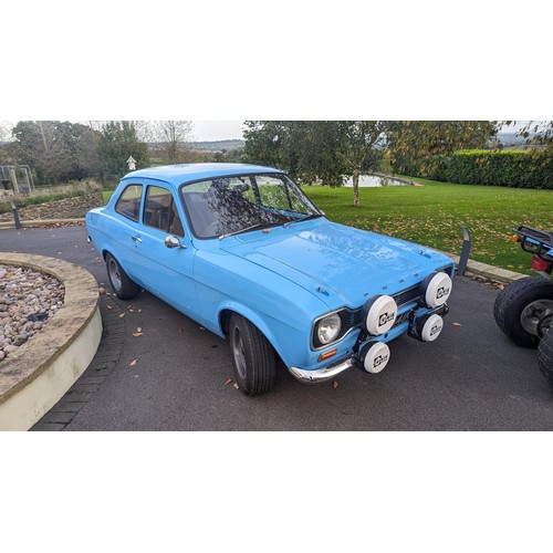 222 - A Fully Restored 1972 Mark 1 Ford Escort with 2 L Pinto Engine in Olympic Blue with Matching Apache ... 