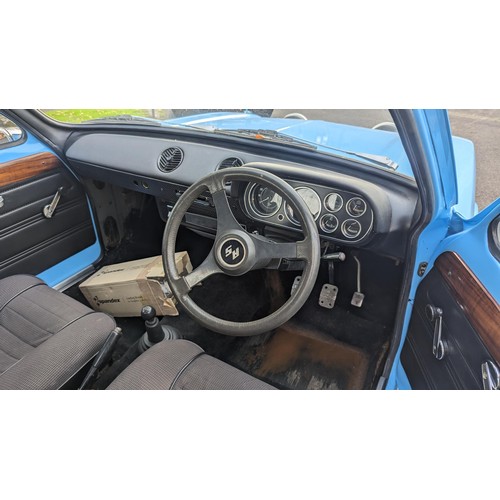 222 - A Fully Restored 1972 Mark 1 Ford Escort with 2 L Pinto Engine in Olympic Blue with Matching Apache ... 