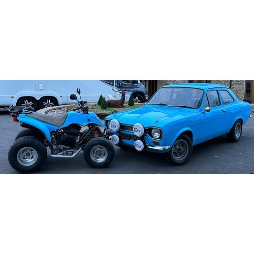 222 - A Fully Restored 1972 Mark 1 Ford Escort with 2 L Pinto Engine in Olympic Blue with Matching Apache ... 