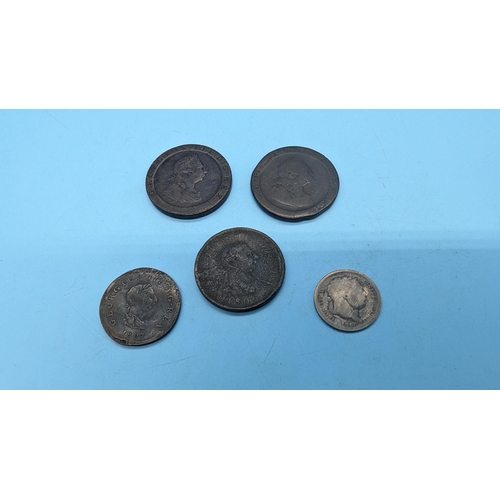 636 - King George III Cartwheel Pennies and Other Coinage