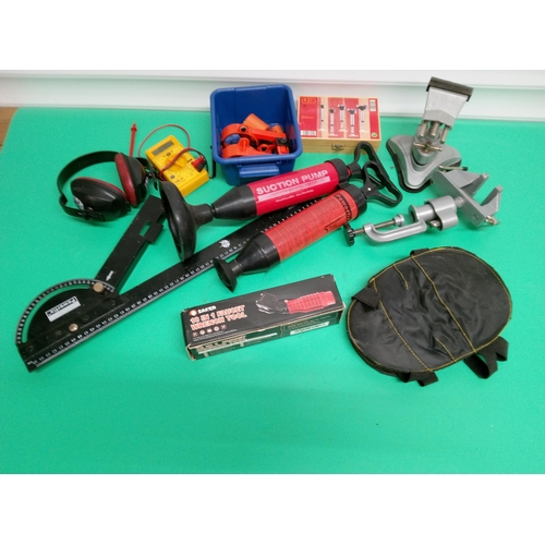 110 - Assorted Tools including Drill Bits, Sink Unblockers and More.
