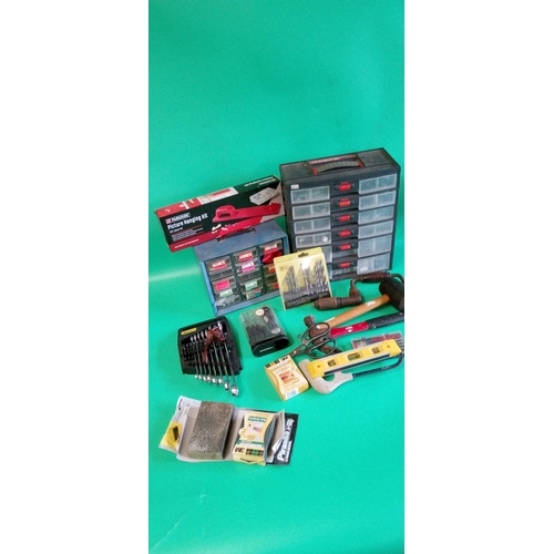 102 - 2 x Storage Units and Selection of Hand Tools