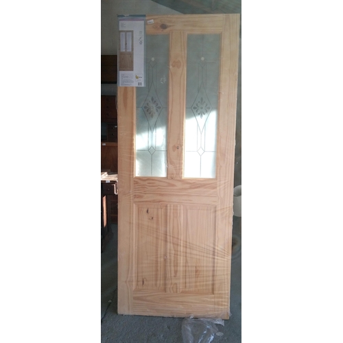 131B - 4 Panel Glazed Internal Door 1981mm H x 35mm D x 762mm W