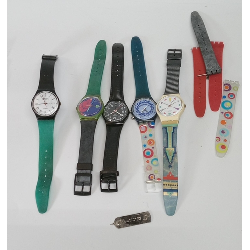 619 - Assorted Swatch Watches and Spares