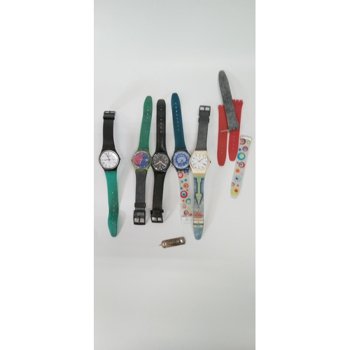 619 - Assorted Swatch Watches and Spares