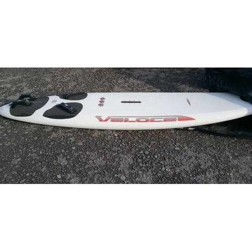 162C - BIC Veloce Windsurfing Board In Carry Bag