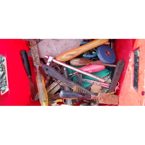 167 - Box of Assorted Hand Tools