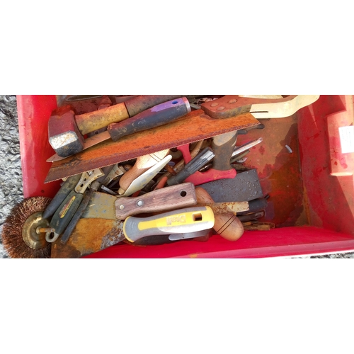 169 - Box of Assorted Hand Tools