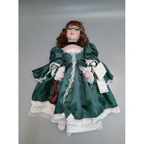 An Alberon Doll "Rosalind". 50cm H., "Celine". 50cm and "Cherie" 53cm H..