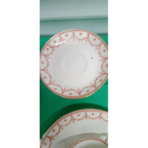 76 - Regent China Part Tea Service including 11 Cups and Saucers, 9 Side Plates, 1 Cake Plate and a Milk ... 