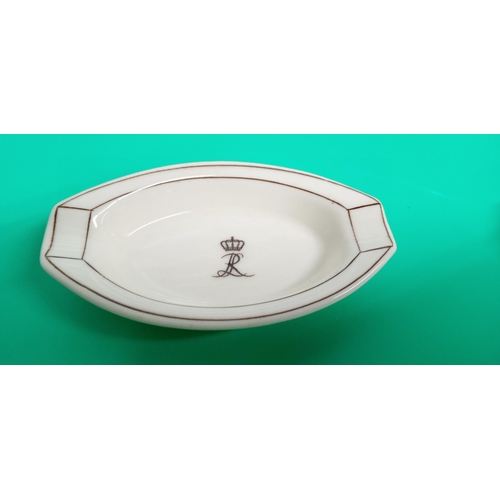 384 - Royal Rotterdam Lloyd Vintage Ashtrays x 6