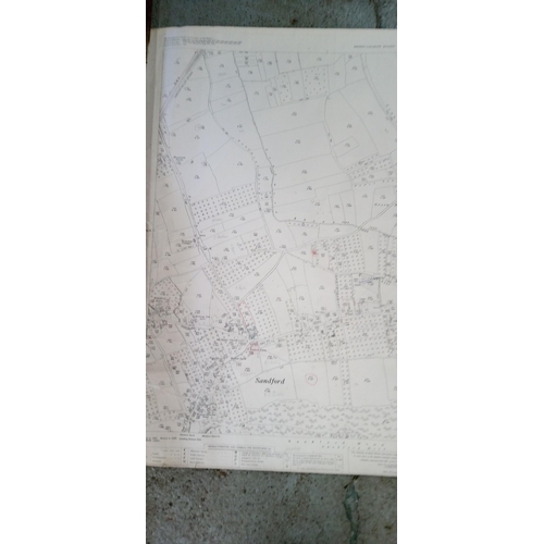 283 - Two 1930's Maps of Sandford Woods and Surrounding Area.