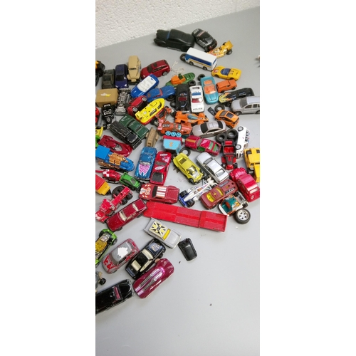 1200 - A Mixed Box of Play Worn Cars, Lorries, Vans and more including Corgi, Matchbox, Hot Wheels and More... 