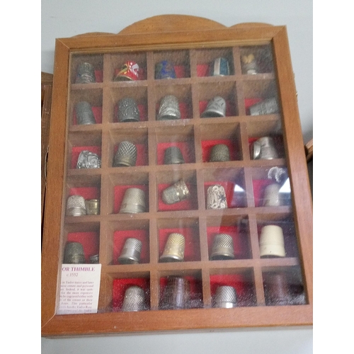 10 - A Selection Of Thimbles In Presentation Boxes.