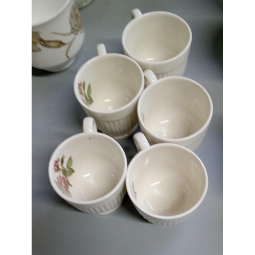 270 - A Mixed Lot of Assorted China including Susie Cooper, Wedgewood, Aynsley and more. 

CRATE NOT INCLU... 