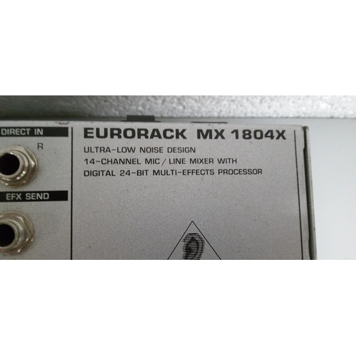 303 - A Behiringer Euro Rack MX1804X.