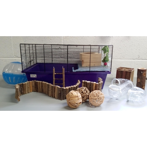 6 - A Rodent Cage with Lots of Accessories.