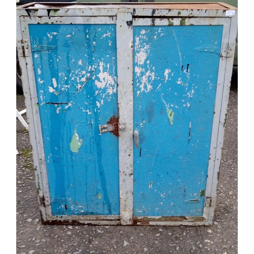 161 - An Industrial Metal Cabinet.