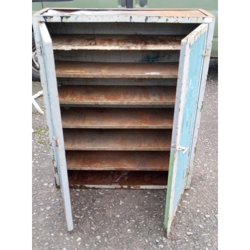 161 - An Industrial Metal Cabinet.