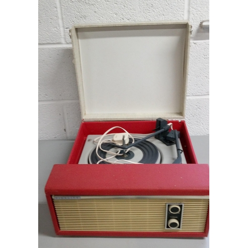 308 - A Fidelity HF35 Portable Record Deck.