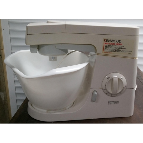 127 - A Kenwood Chef Excel Mixer with Bowl and Cover.