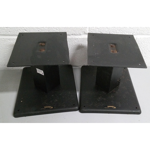 321 - A Pair of Target Speaker Stands. 21cm H.